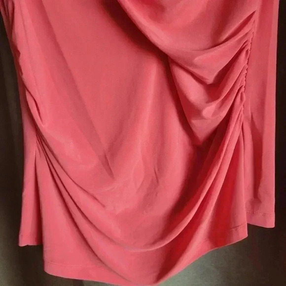 Pretty  in Pink Slinky Flowy Sleeveless Top med - Picture 4 of 5